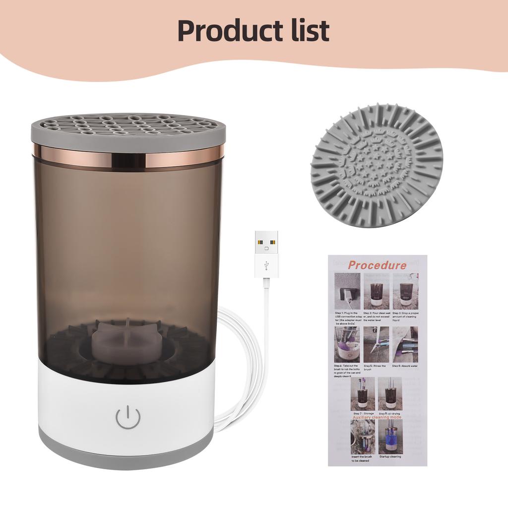 Electric Makeup Brush Cleaner | Portable | Automatic | 3 In 1 USB - Auré Beauty